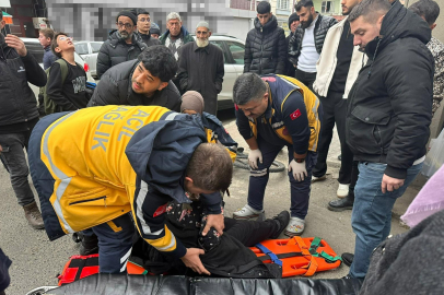 Bisikletin Çarptığı Kadın Hastanelik Oldu