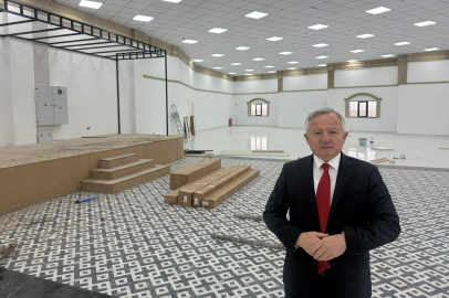 İpsala’da Belediye Düğün Salonunda Son Hazırlıklar