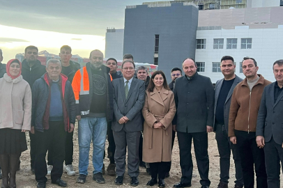 Fatma Aksal’dan Uzunköprü Devlet Hastanesi İnşaatına Ziyaret