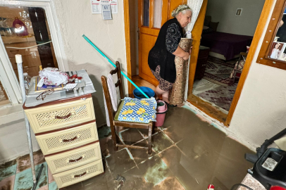 Havsa’da Su Baskını: Bazı Evler Su Altında