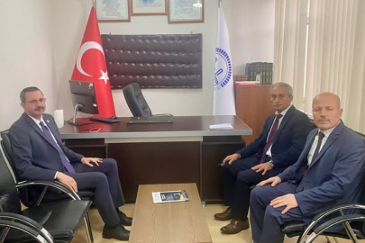 Kaymakam Özderin’den İlçe Müftülüğü’ne Ziyaret