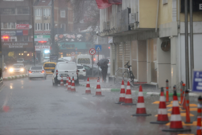 Kırklareli'nde Gök Gürültülü Şiddetli Sağanak Etkili Oluyor