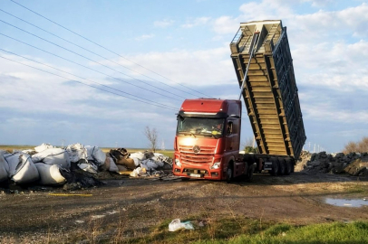 Muratlı’da İzinsiz Atık Döken Kamyon ve Sürücüsüne Ceza