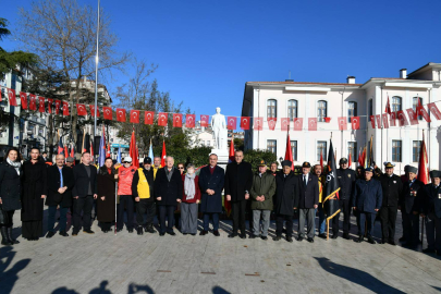 Tekirdağ’da 9 Ocak Çanakkale Zaferi Etkinlikleri Kapsamında Çelenk Sunma Töreni