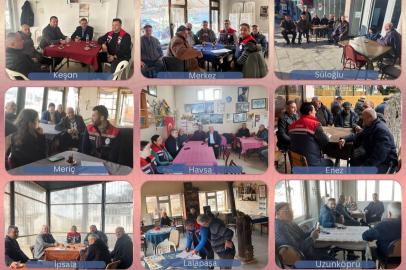 Edirne İl Tarım Müdürlüğü’nden Üreticilere Sahada Bilgilendirme Toplantıları