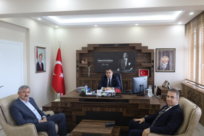 Fabrika Müdüründen Kaymakam Balaban'a Ziyaret