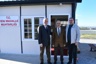 Keşan Belediyesi’nden Yeni Mahalle Muhtarlığı’na Ziyaret