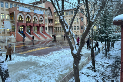 Edirne’de Taşımalı Eğitime Kar Engeli