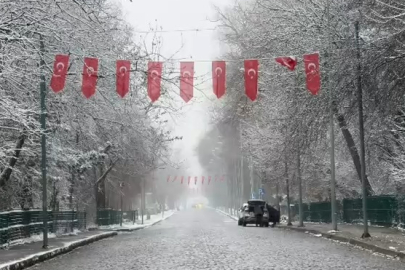 Edirne’nin ‘Küçük Paris’inde Kar Görselliği