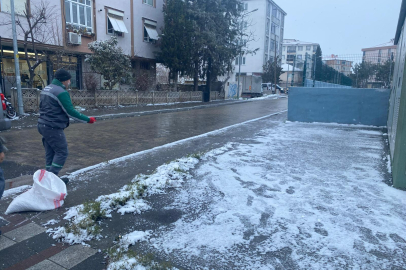 Lüleburgaz Belediyesi’nden Kar Mesaisi