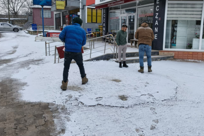 Süloğlu’nda Tuzlama Çalışmaları Sürüyor