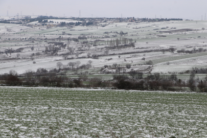 Trakya'da Kar Yağışı Tarım Arazilerine Can Suyu Oldu