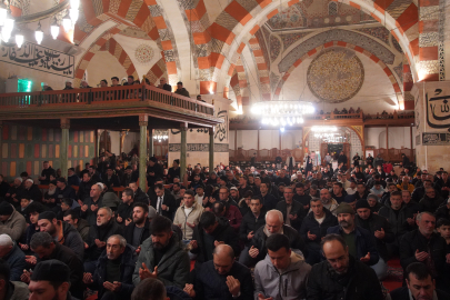 Trakya'da Camilerde Miraç Kandili Programları Düzenlendi