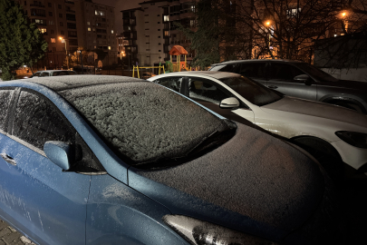 Kırklareli'nde Kar Yağışı Başladı