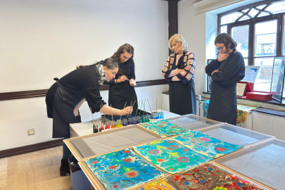 Edirne Kent Müzesi’nde “Ebru” Eğitimi