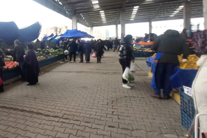 Havsa Halk Pazarı Soğuğa Yenik Düştü