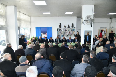 Tekirdağ Valisi Soytürk Muhtarlar ve Vatandaşlarla Buluştu