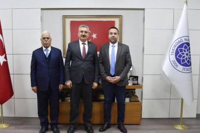 Tekirdağ NKÜ Rektörü Şahin'e Ziyaret