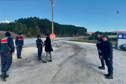 Yenice Köyü Yol Kontrol Noktasına Ziyaret