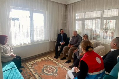 Kaymakam Enver Özderin’den Kıbrıs Gazisi Necip Öncü’ye Ziyaret