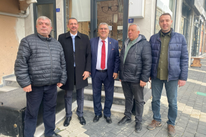 Kaymakam Özderin’den Esnaf Odası’na Ziyaret