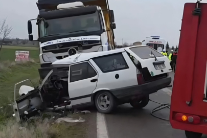 Kırklareli’nde Feci Kaza: 1 Ölü, 1 Yaralı