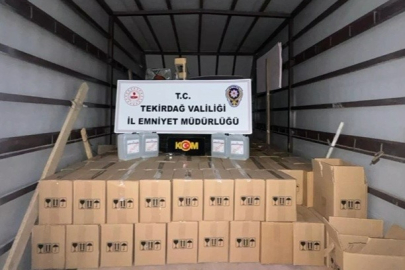 Tekirdağ'da Kaçakçılığa Darbe