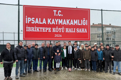 İbriktepe Köyü Halı Sahası Hizmete Açıldı