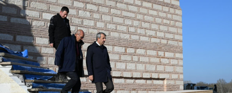 Edirne Valisi Sezer, Edirne Sarayı'nın İhya Çalışmalarını İnceledi