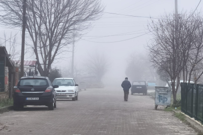 Havsa’da Yoğun Sis Etkili Oldu