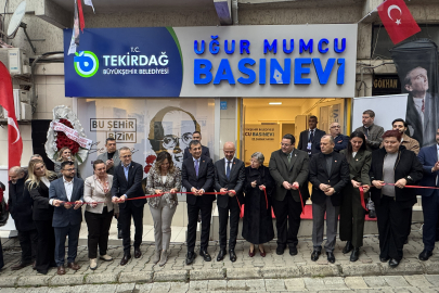 Tekirdağ'da "Uğur Mumcu Basınevi" Açıldı