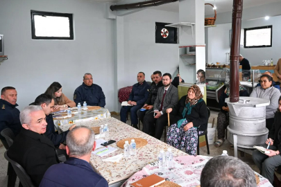 Vali Uğur Turan Hamidiye Köyü’nü Ziyaret Etti