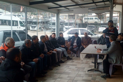 Çanakkale'de Taksiciler Göçmen Kaçakçılığı Konusunda Bilgilendirildi