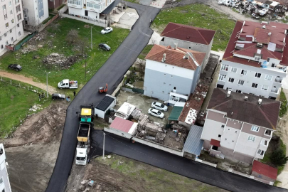 Çerkezköy Bağlık Mahallesi’nde Sıcak Asfalt Çalışmaları Sürüyor