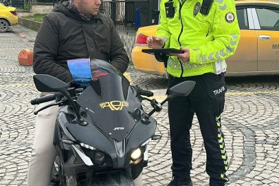 Edirne'de Motosikletler Denetlendi