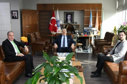 NKÜ Rektörü Şahin'e Ziyaret