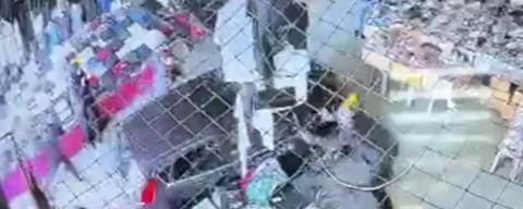 Edirne'de El Freni Çekilmeyen Otomobilin Halk Pazarına Girdi