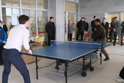 Kırklareli Cumhuriyet Başsavcılığı Masa Tenisi Turnuvası Düzenlendi
