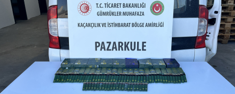 Pazarkule Sınır Kapısı'nda Elektronik Sigaralara Gizlenmiş Likit Esrar Ele Geçirildi