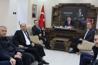 Vize Şoförler Odası Yönetiminden Kaymakam Balaban’a Ziyaret