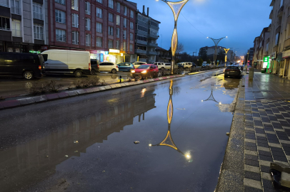 Havsa’da Sağanak Yağış Etkili Oldu