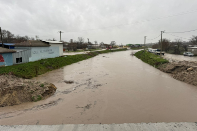 Havsa’da Dere Taşma Noktasına Geldi