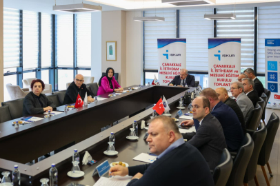 Çanakkale'de İl İstihdam ve Mesleki Eğitim Kurulu Toplantısı Yapıldı