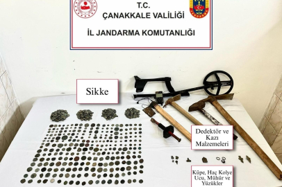 Çanakkale'de Tarihi Eser Kaçakçılığı Operasyonu