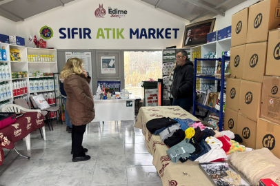 Edirne’deki Sıfır Atık Market’te “Takas Günü” Başladı