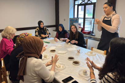 Edirne’de Yetişkinler Mis Sabunu Yaptı