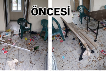 Muratlı Belediyesi’nden Halı Saha Tesisinde Temizlik Çalışması