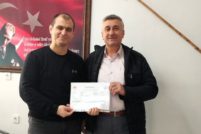 Pınarhisar’da Bir İşletmeye Ari İşletme Sertifikası Verildi