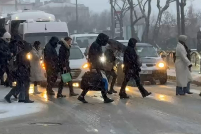 Edirne’de Kar Yağışı Etkili Oluyor