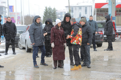 Edirne'de Karla Mücadele Çalışmaları Yerinde İncelendi